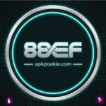 Screenshot of the 88EF game interface showing colorful graphics, menu options, and gameplay elements