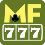 MF777 Game home screen showing slots, mini games, sports, Aviator, and Android gaming interface